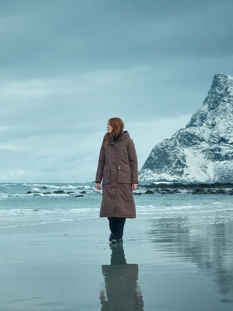 Didriksons kurtka przeciwdeszczowa MELODY kolor brązowy przejściowa 505851