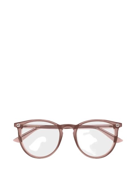 Gucci Eyewear round-frame glasses - Pink - zdjęcie produktu nr 1