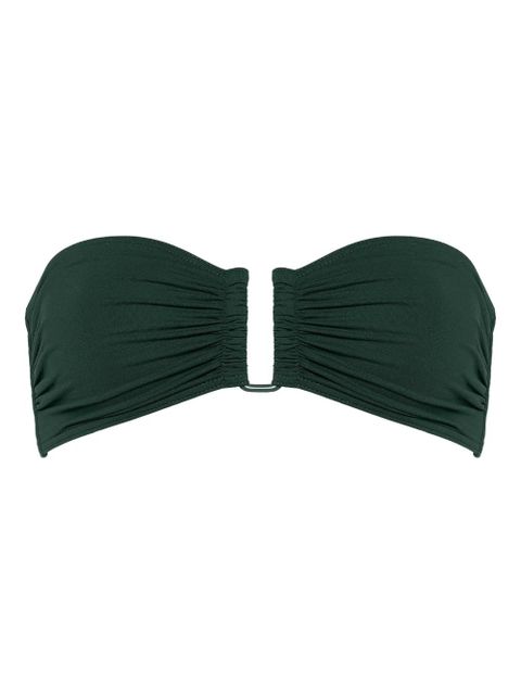 ERES gathered-detail bikini top - Green - zdjęcie produktu nr 1