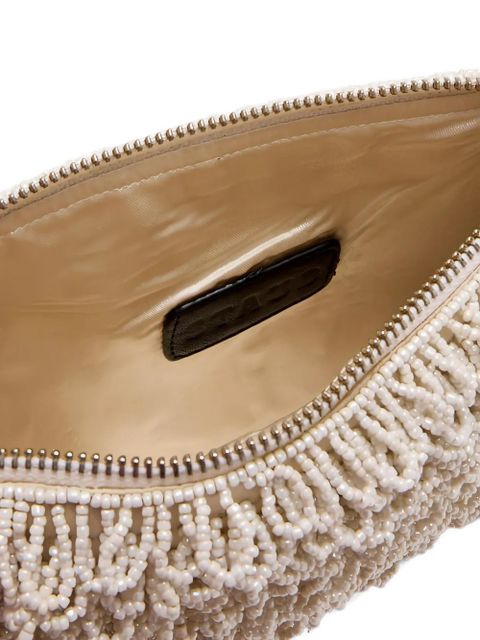STAUD beaded dolly clutch - Neutrals