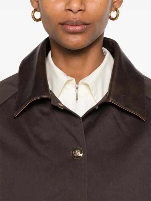 SANDRO cotton jacket - Brown