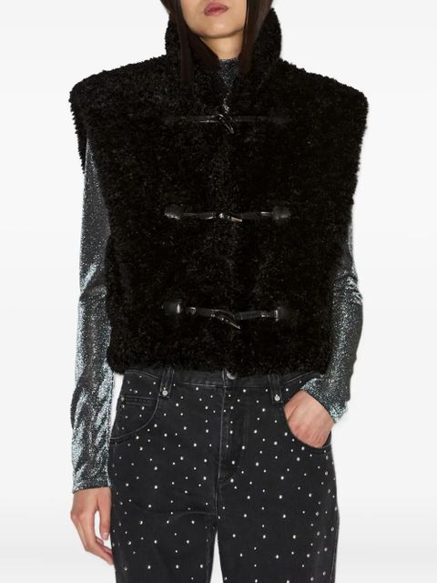 MARANT ÉTOILE Alisa toggle gilet - Black - zdjęcie produktu nr 2