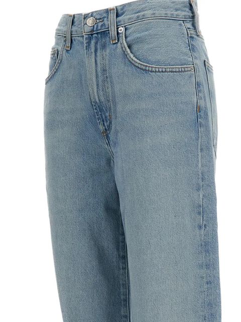 AGOLDE drawstring hem jeans - Blue