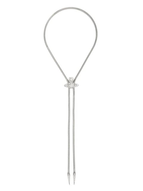 Vivienne Westwood Orb-motif bolo tie - Silver - zdjęcie produktu nr 1