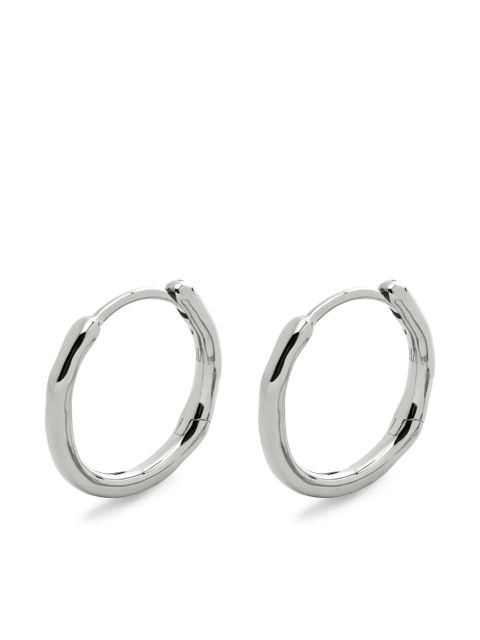 Monica Vinader Siren hoop earrings - Silver - zdjęcie produktu nr 1
