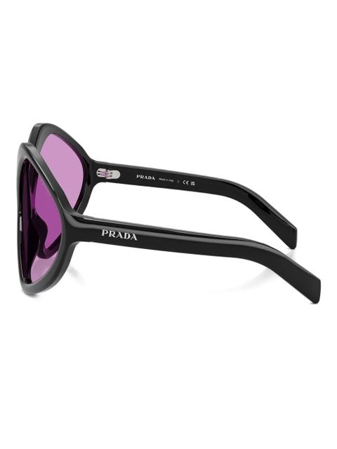 Prada Eyewear oversized-frame sunglasses - Black