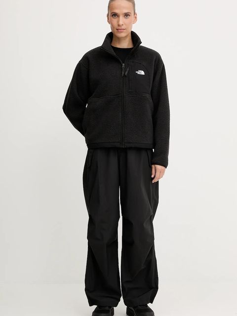 The North Face bluza polarowa Yumiori Off damska kolor czarny gładka NF0A8EUZJK31