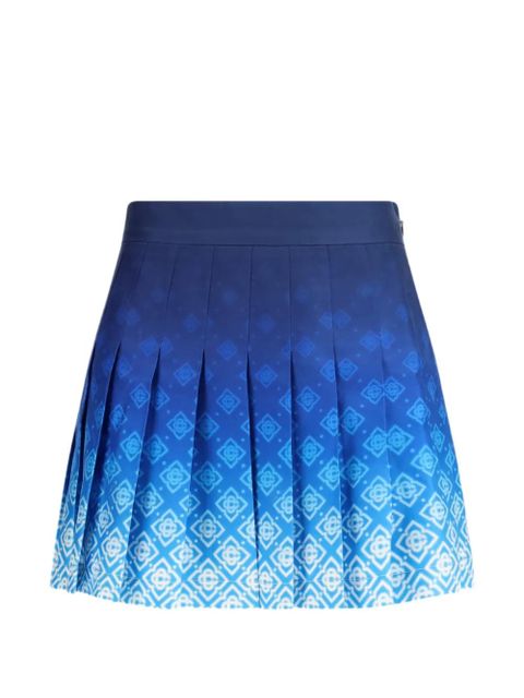 Casablanca pleated mini skirt - Blue - zdjęcie produktu nr 1