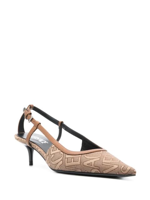 Versace Allover-jacquard 65mm pumps - Brown