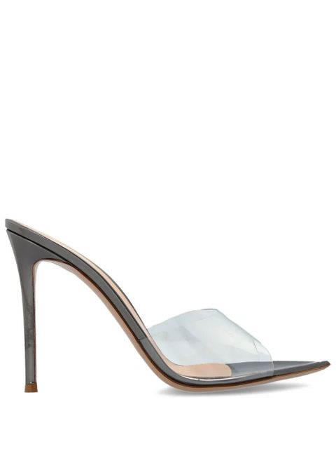 Gianvito Rossi 120m clear-strap pumps - Grey - zdjęcie produktu nr 1
