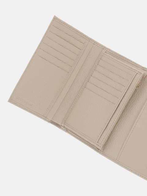 Coccinelle portfel skórzany damski kolor beżowy E2 MW5 11 66 01