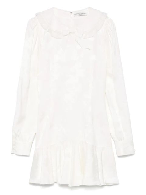 Alessandra Rich Jacquare mini dress - White - zdjęcie produktu nr 1
