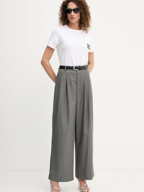 ERMANNO Firenze t-shirt bawełniany damski kolor biały 57TL010EE0 - zdjęcie produktu nr 2