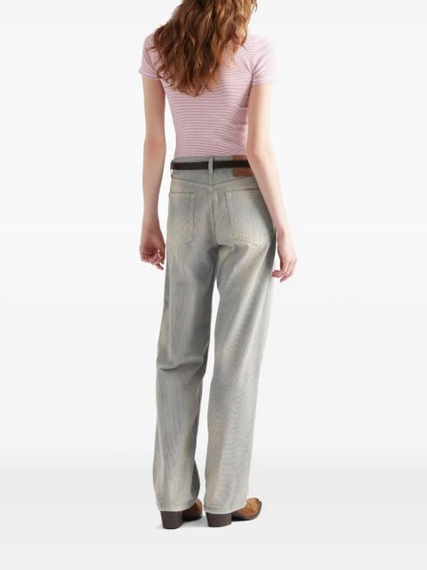 Prada striped T-shirt - White