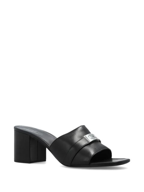 Tory Burch Leelee buckle leather sandals - Black - zdjęcie produktu nr 2