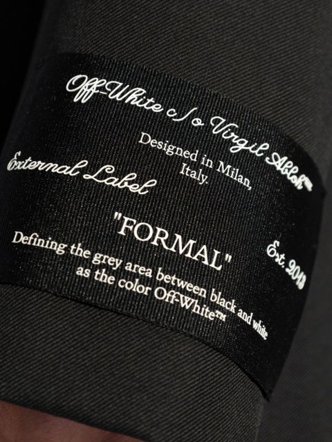 Off-White wool blazer - Black