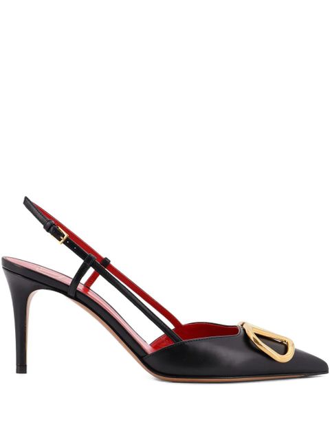 Valentino Garavani VLogo pointed pumps - Black - zdjęcie produktu nr 1