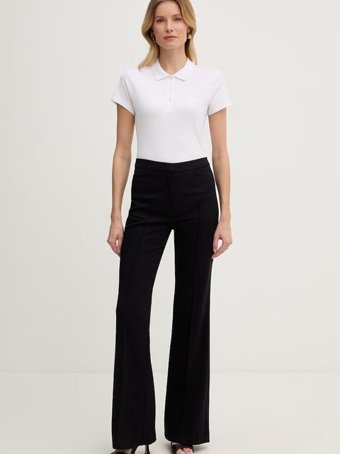 Karl Lagerfeld polo damskie bawełniane z elastanem - zdjęcie produktu nr 1