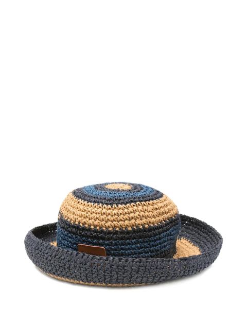 Barbour striped-pattern hat - Blue - zdjęcie produktu nr 1