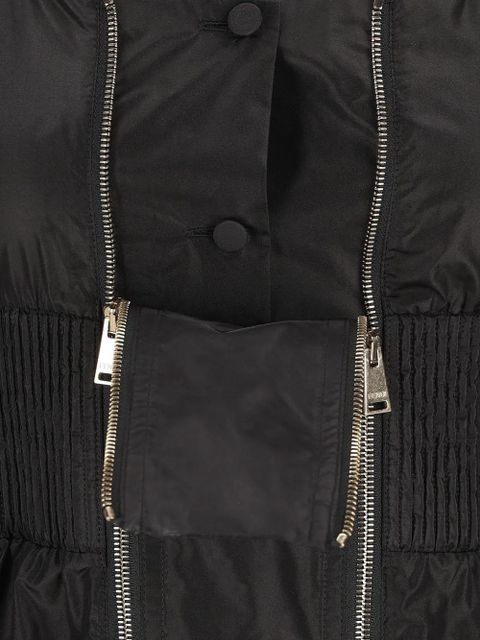 FENDI zip-up mini dress - Black