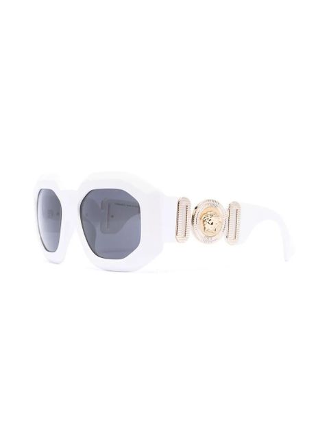 Versace Eyewear Biggie medusa-logo sunglasses - White - zdjęcie produktu nr 2