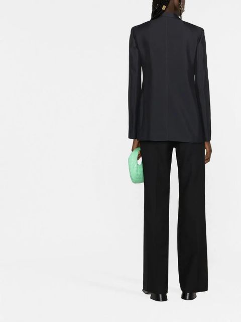 Jil Sander tailored single-breasted blazer - Blue