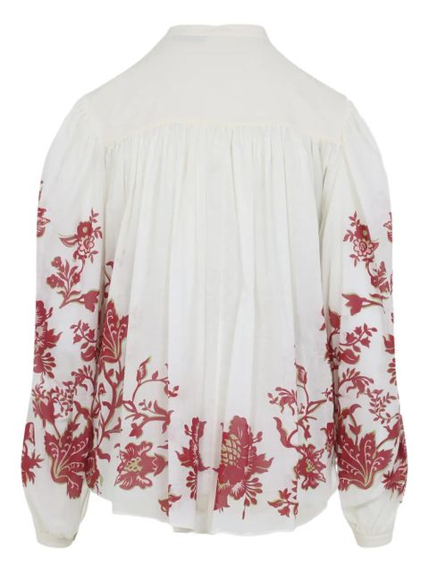ETRO floral-print buttoned shirt - White - zdjęcie produktu nr 2
