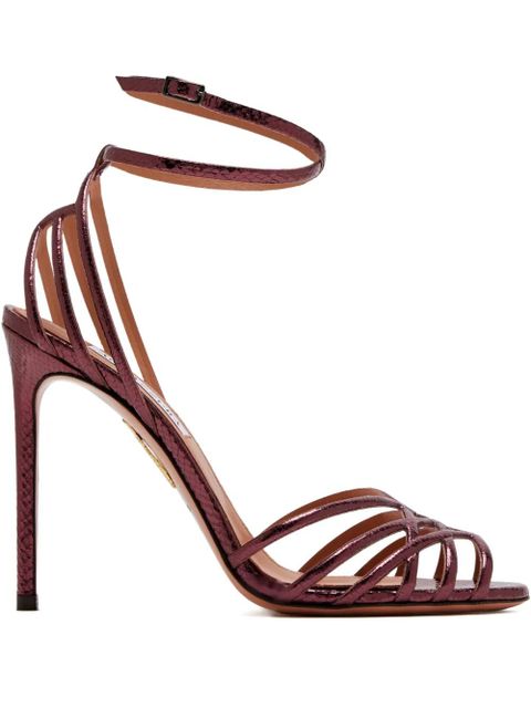 Aquazzura 105mm strappy sandals - Red - zdjęcie produktu nr 1