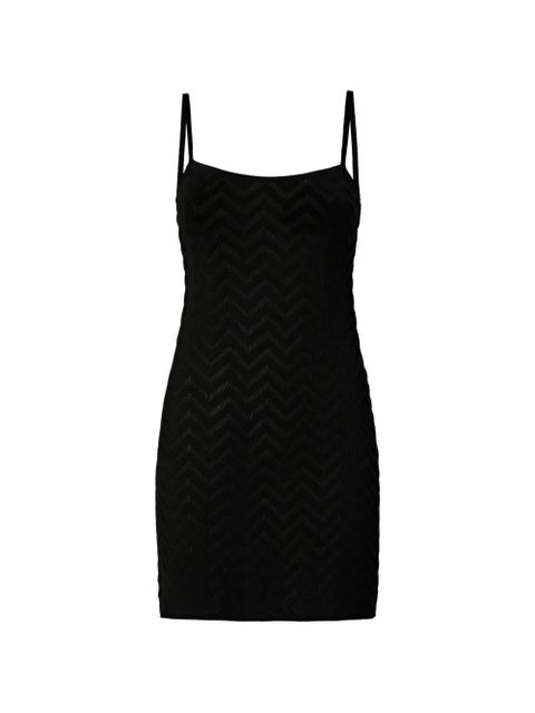 Missoni chevron-pattern minidress - Black - zdjęcie produktu nr 1