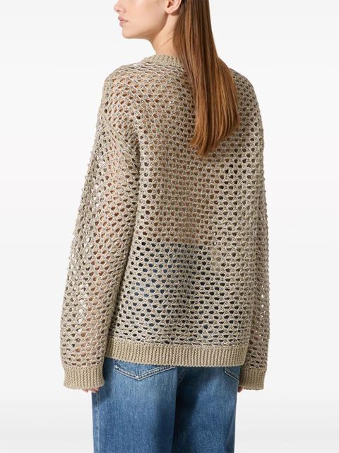 Valentino Garavani sequinned sweater - Neutrals