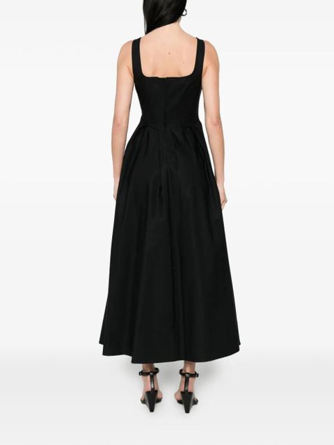 Sportmax square-neck maxi dress - Black