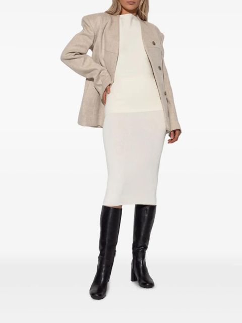 ENTIRE STUDIOS V-neck blazer - Neutrals