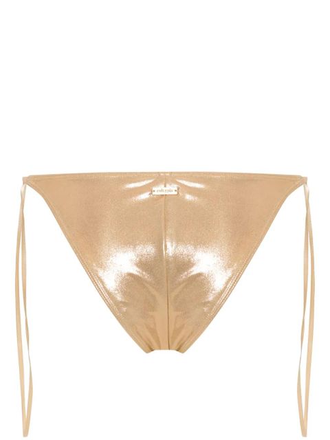 Cult Gaia Vallie metallic bikini bottoms - Gold