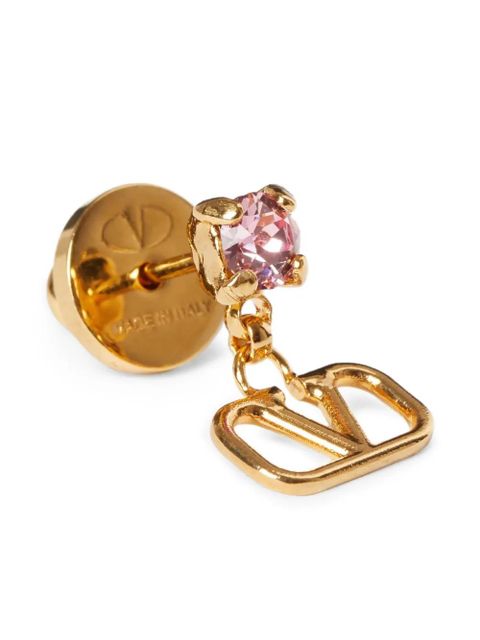 Valentino Garavani VLogo Signature crystal-embellished earrings - Gold