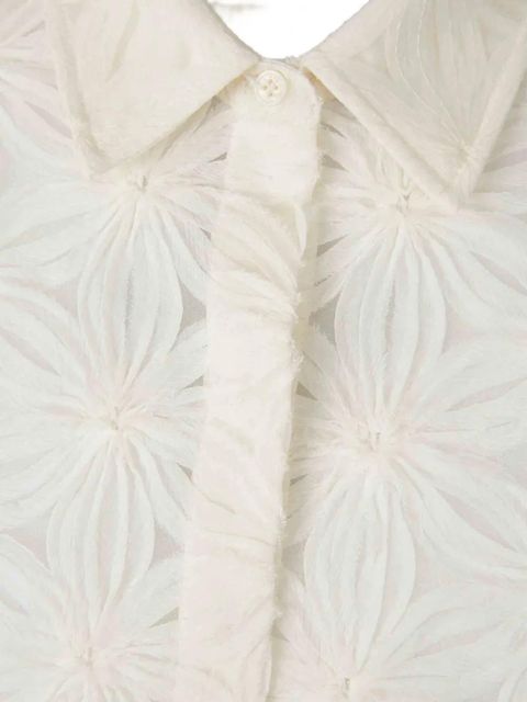 Simkhai floral buttoned shirt - White - zdjęcie produktu nr 2