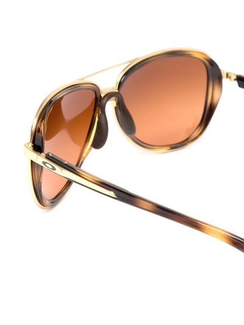 Oakley Split Time pilot-frame sunglasses - Gold