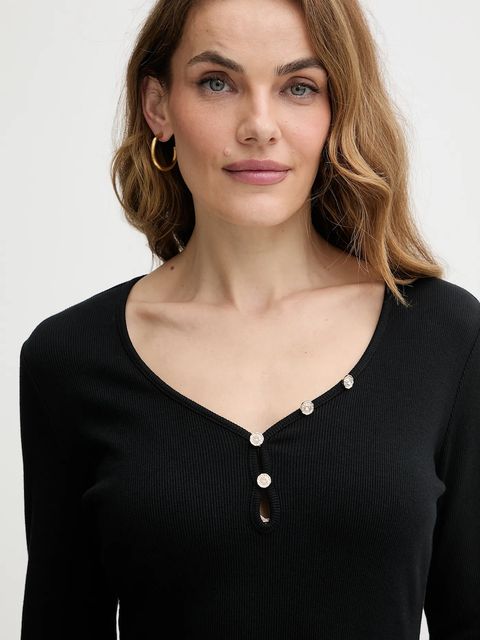 Morgan longsleeve kolor czarny TASTA