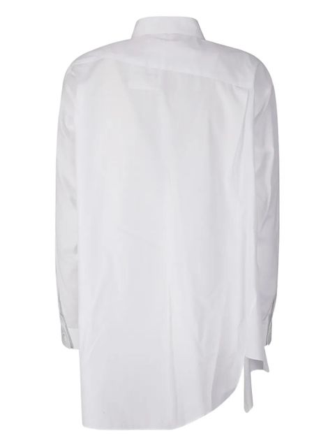 Comme Des Garçons asymmetric pocketed shirt - White