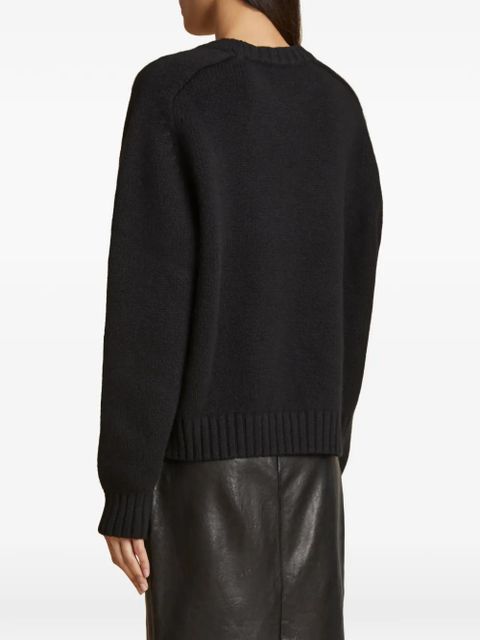 KHAITE Mae sweater - Black