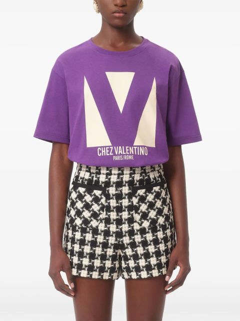 Valentino Garavani Chez-print T-shirt - Purple