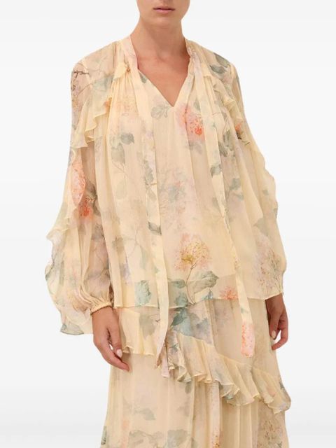 ZIMMERMANN Illuminate blouse - Neutrals - zdjęcie produktu nr 1