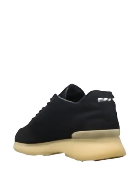 Miu Miu logo-tag sneakers - Black