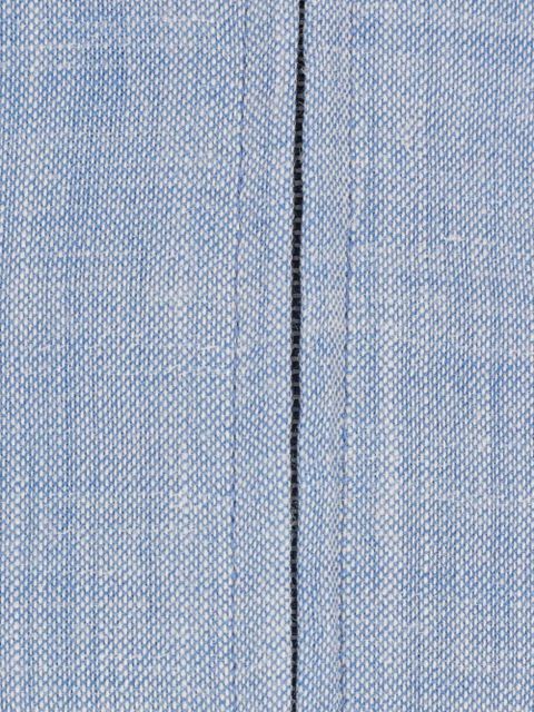 Ferragamo zip-up shirt jacket - Blue