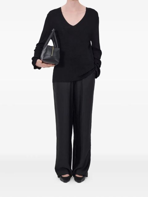 LouLou de Saison Saya V-neck sweater - Black - zdjęcie produktu nr 2