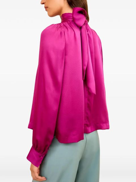 Ulla Johnson tie-neck blouse - Pink