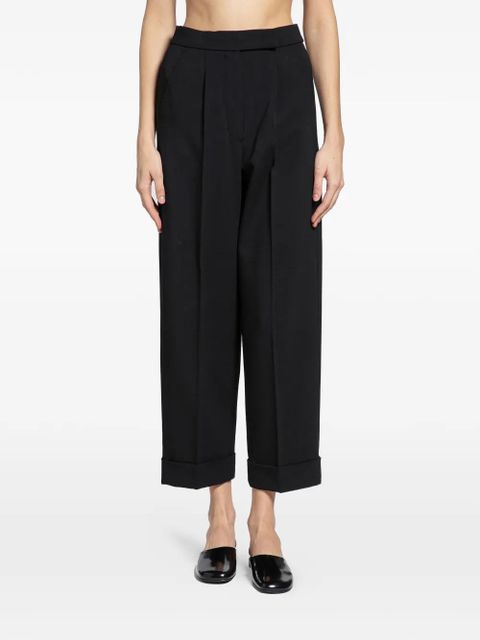 Max Mara cropped wool trousers - Black - zdjęcie produktu nr 1