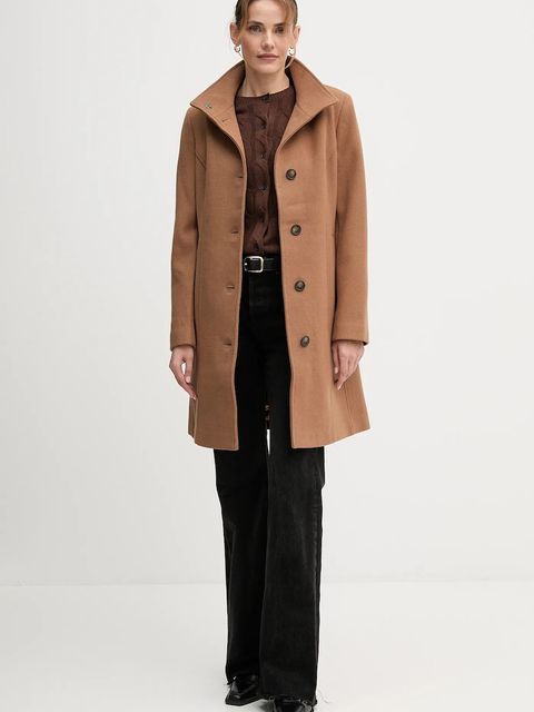 Tommy Hilfiger kardigan wełniany damski kolor brązowy WW0WW47463 - zdjęcie produktu nr 2