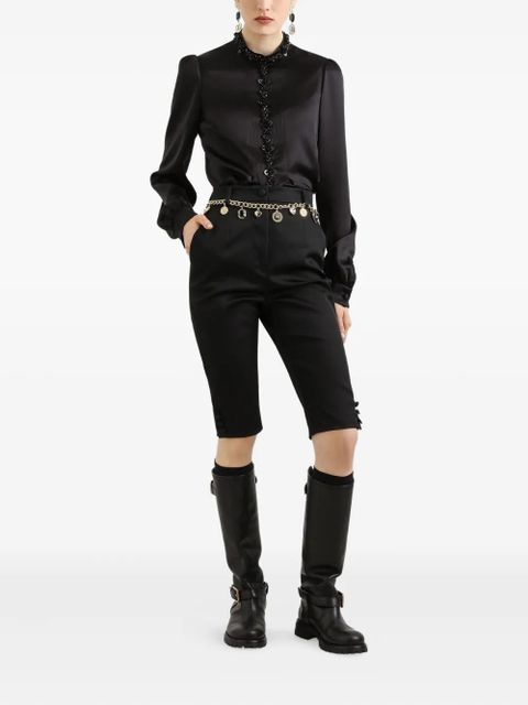 Dolce & Gabbana silk satin blouse - Black