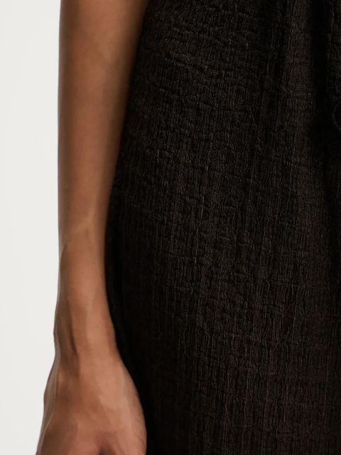 Answear.LAB bluzka i spodnie damski kolor brązowy