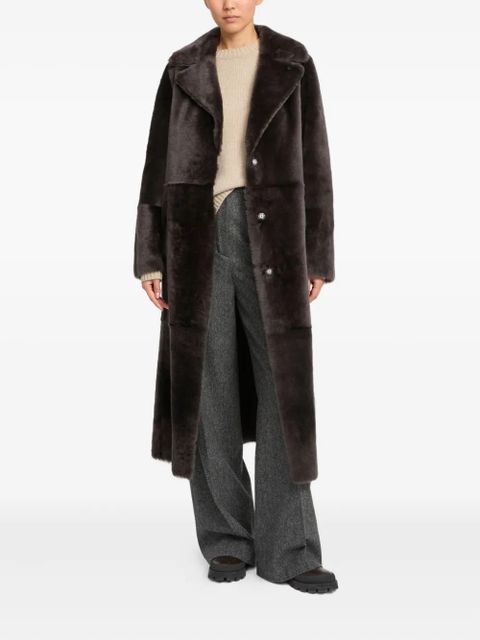 Yves Salomon reversible shearling coat - Grey - zdjęcie produktu nr 2